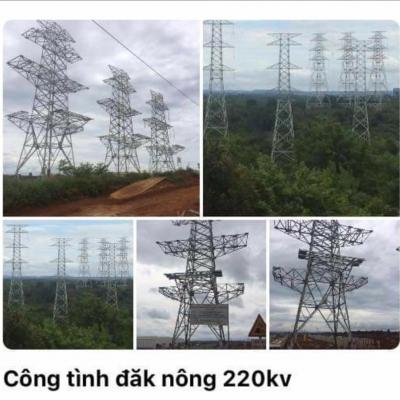 Công trình ĐZ220kV Nhà máy điện phân nhôm Đak Nông